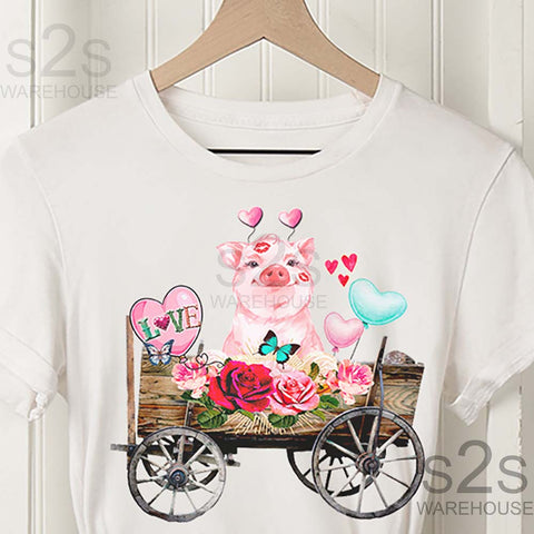 Valentine Pig Wagon
