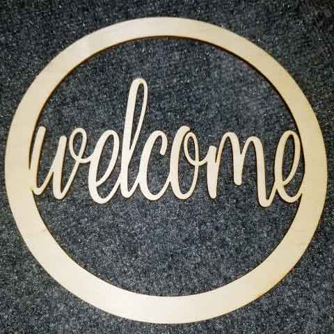 Welcome - Layered Insert