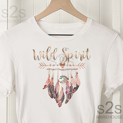 Wild Spirit Feather Heart