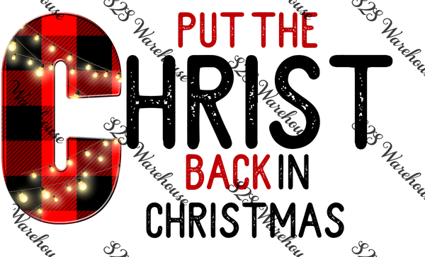 Christ Back Christmas