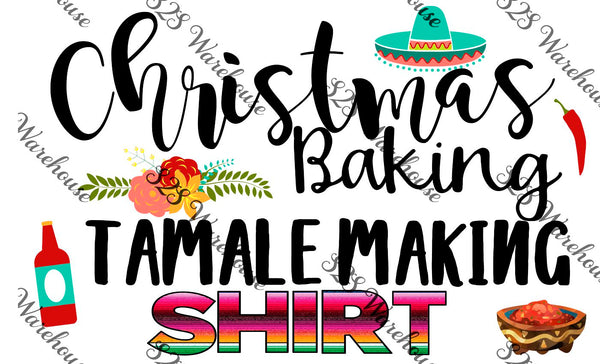 Christmas Baking Tamale Makingx