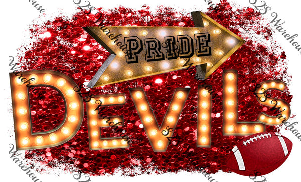 Devils Red Gold Pride